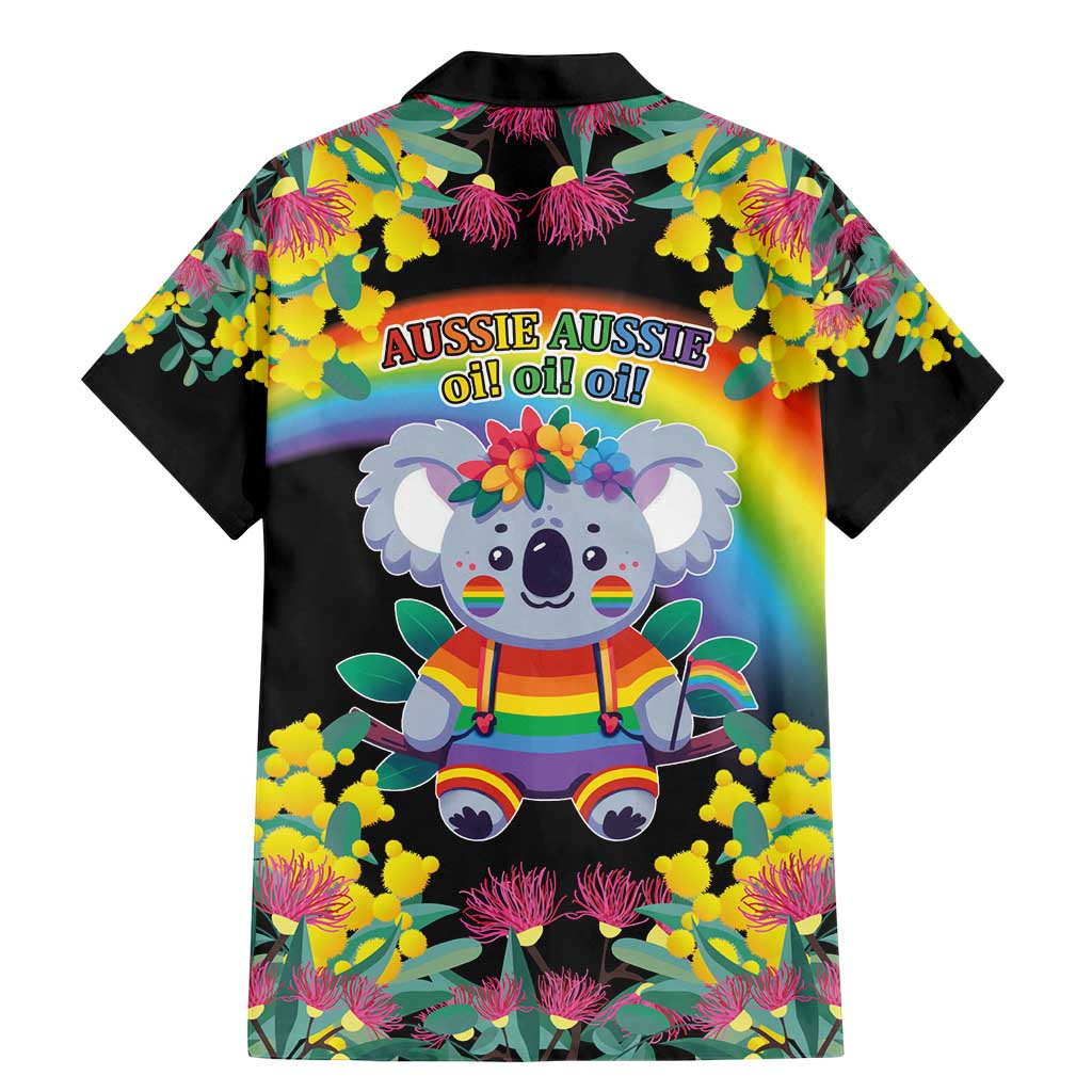 LGBTQ Koala Gay Family Matching Mermaid Dress and Hawaiian Shirt Aussie Koala Bear Ekoalaty