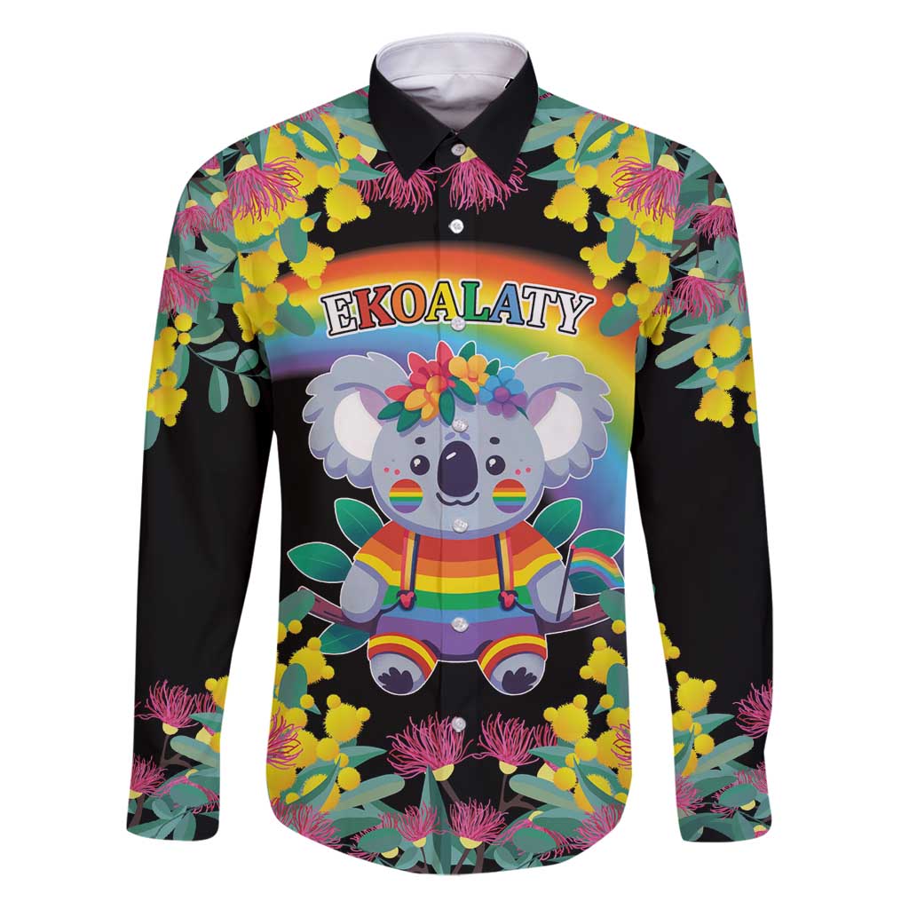 LGBTQ Koala Gay Family Matching Puletasi and Hawaiian Shirt Aussie Koala Bear Ekoalaty