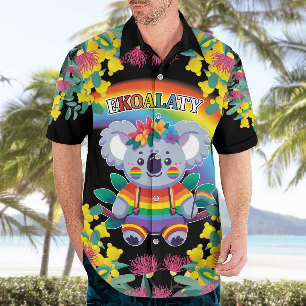 LGBTQ Koala Gay Hawaiian Shirt Aussie Koala Bear Ekoalaty - Vibe Hoodie Shop