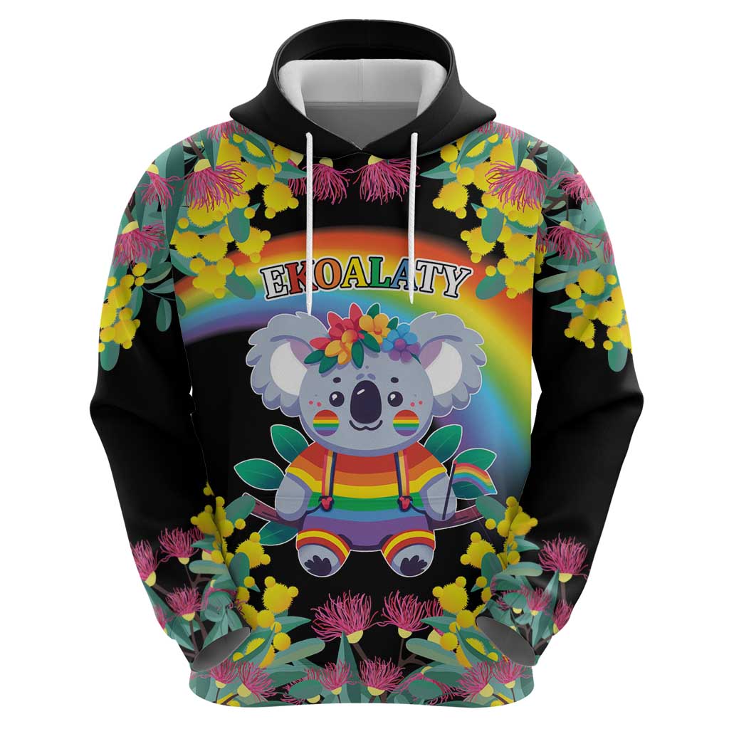 LGBTQ Koala Gay Hoodie Aussie Koala Bear Ekoalaty LT9 - Vibe Hoodie Shop