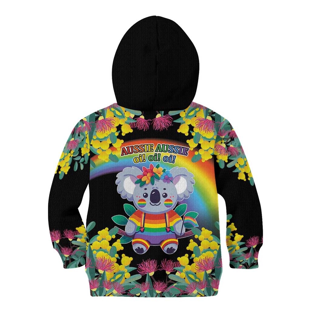 LGBTQ Koala Gay Kid Hoodie Aussie Koala Bear Ekoalaty - Vibe Hoodie Shop