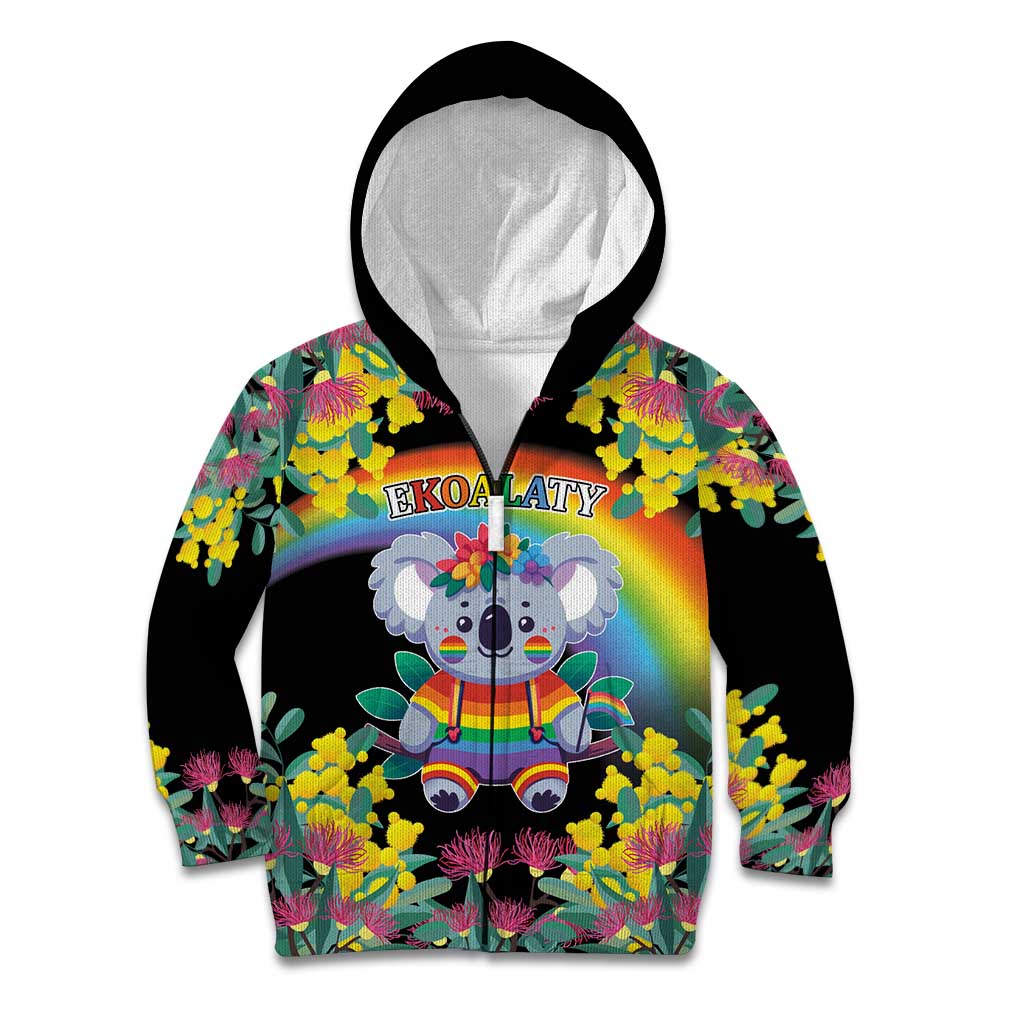 LGBTQ Koala Gay Kid Hoodie Aussie Koala Bear Ekoalaty - Vibe Hoodie Shop