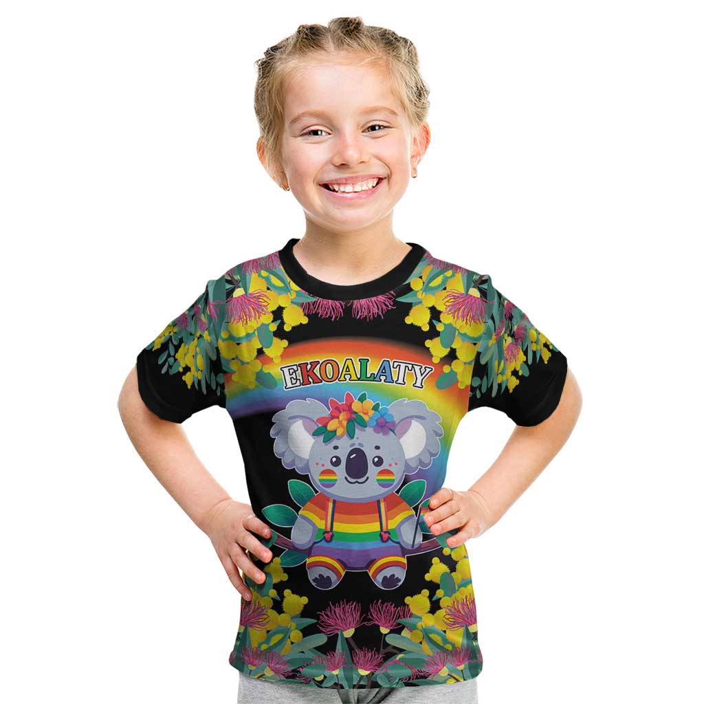 LGBTQ Koala Gay Kid T Shirt Aussie Koala Bear Ekoalaty - Vibe Hoodie Shop