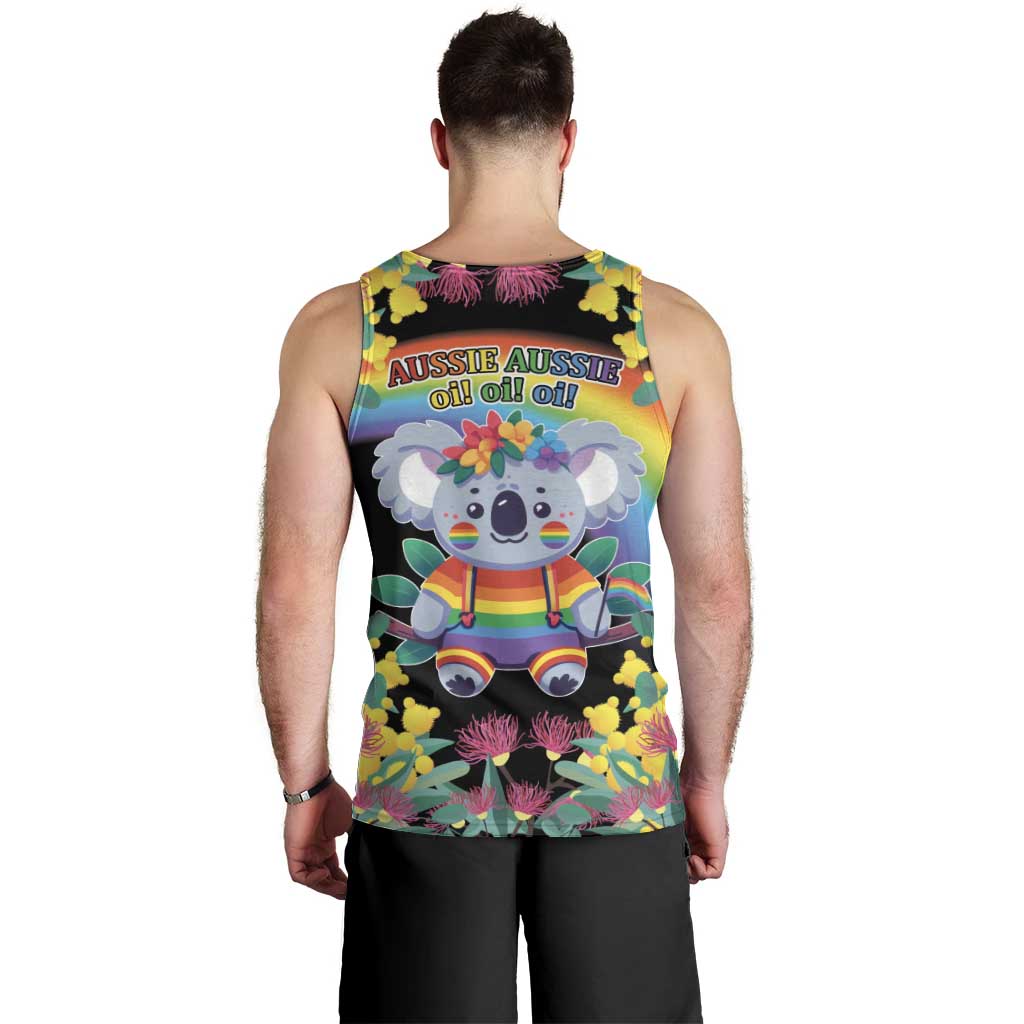 LGBTQ Koala Gay Men Tank Top Aussie Koala Bear Ekoalaty - Vibe Hoodie Shop