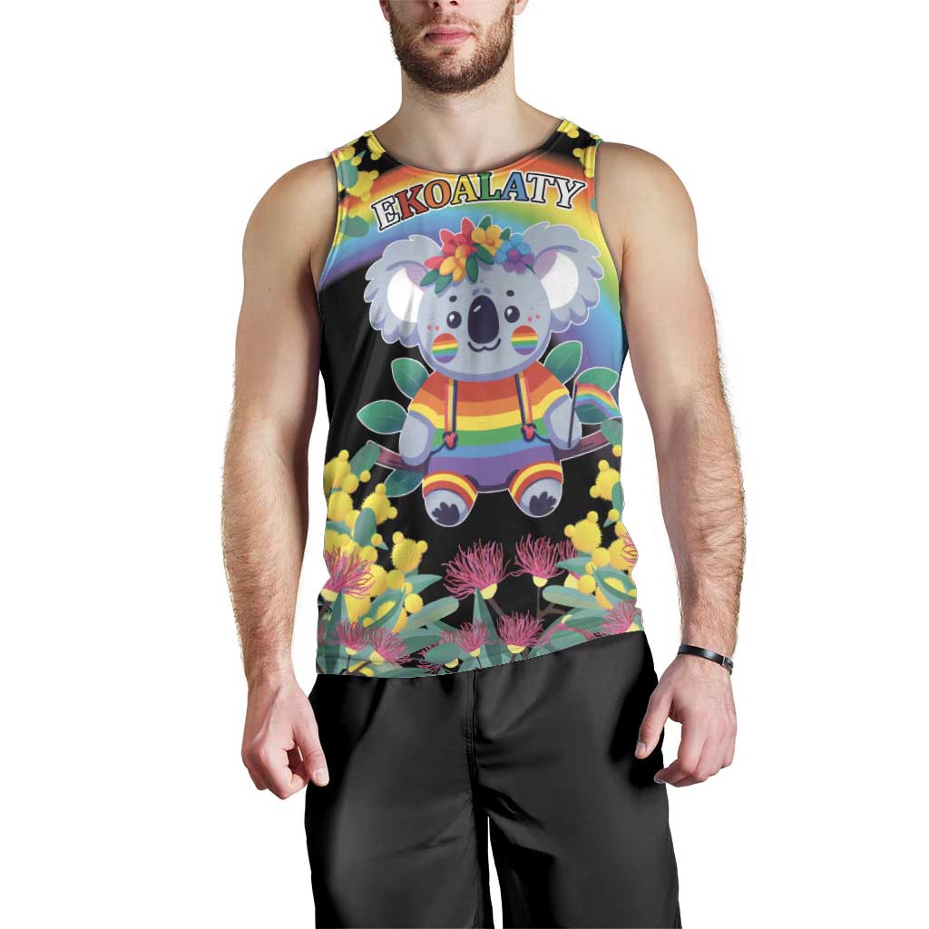 LGBTQ Koala Gay Men Tank Top Aussie Koala Bear Ekoalaty - Vibe Hoodie Shop