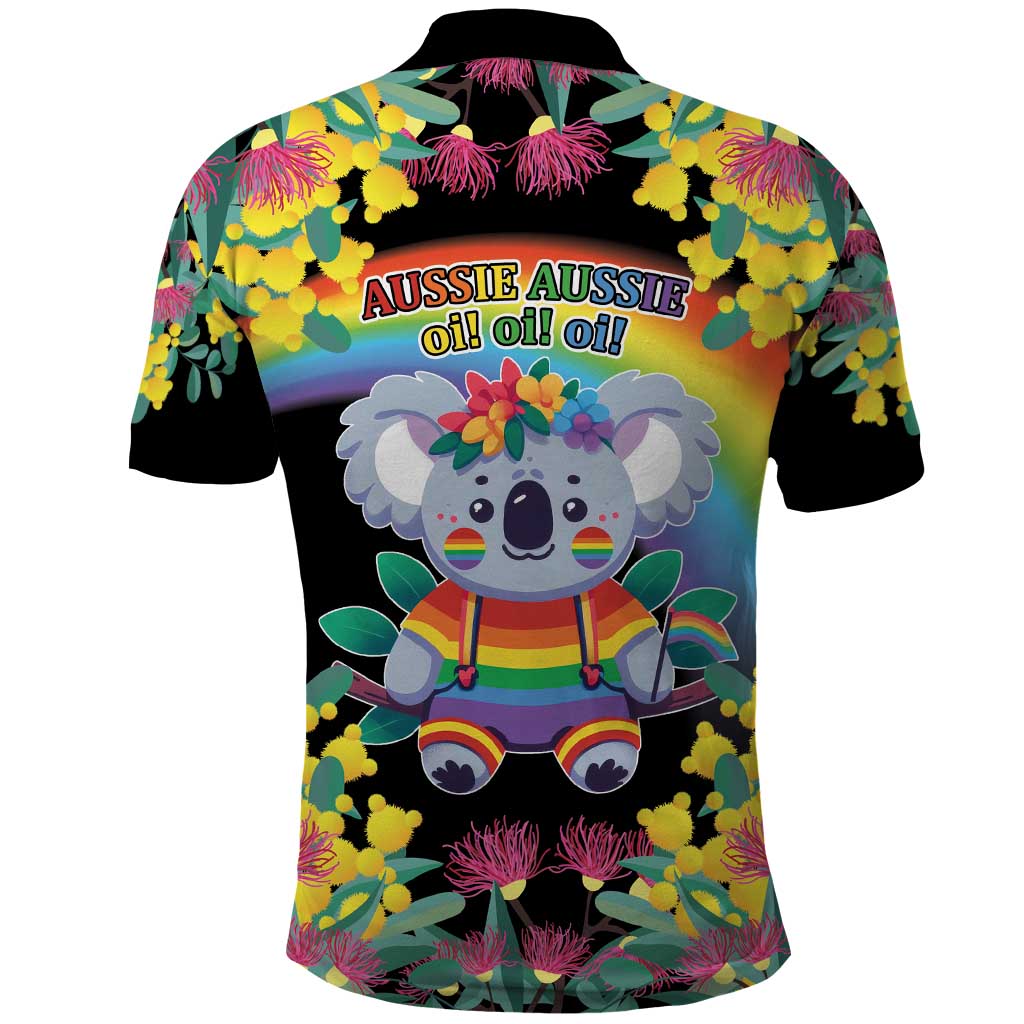 LGBTQ Koala Gay Polo Shirt Aussie Koala Bear Ekoalaty LT9 - Vibe Hoodie Shop