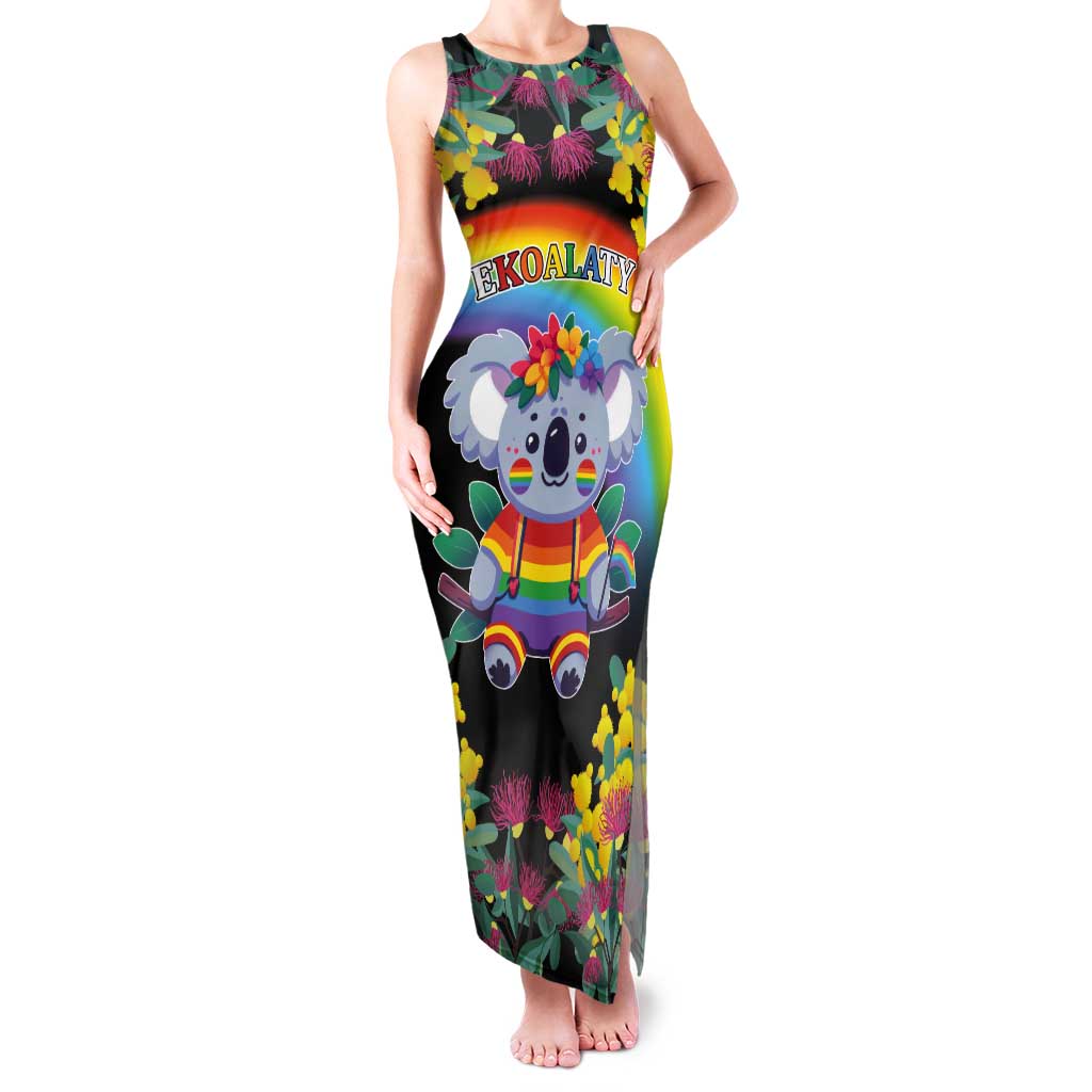 LGBTQ Koala Gay Tank Maxi Dress Aussie Koala Bear Ekoalaty