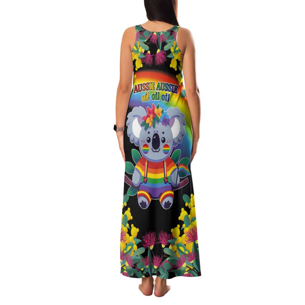 LGBTQ Koala Gay Tank Maxi Dress Aussie Koala Bear Ekoalaty