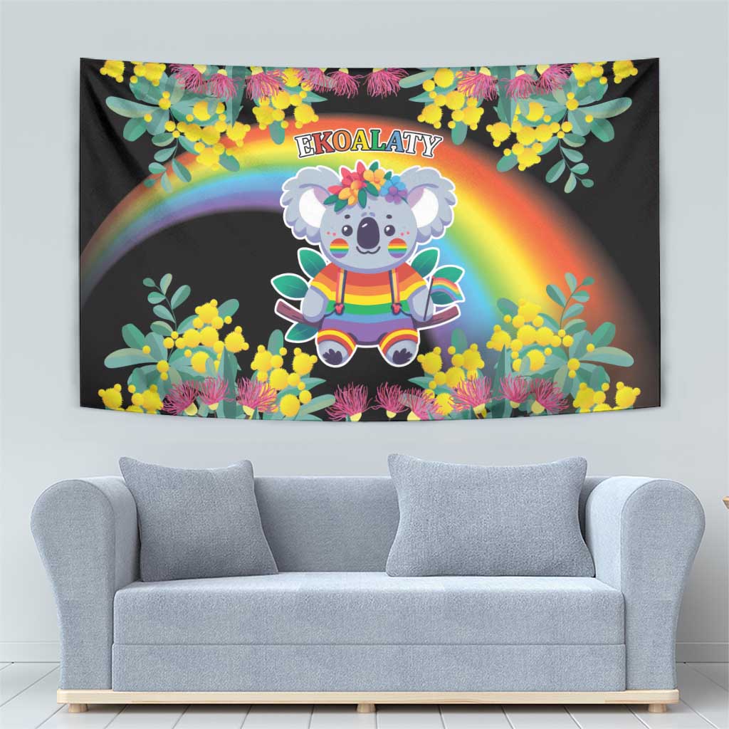 LGBTQ Koala Gay Tapestry Aussie Koala Bear Ekoalaty - Vibe Hoodie Shop