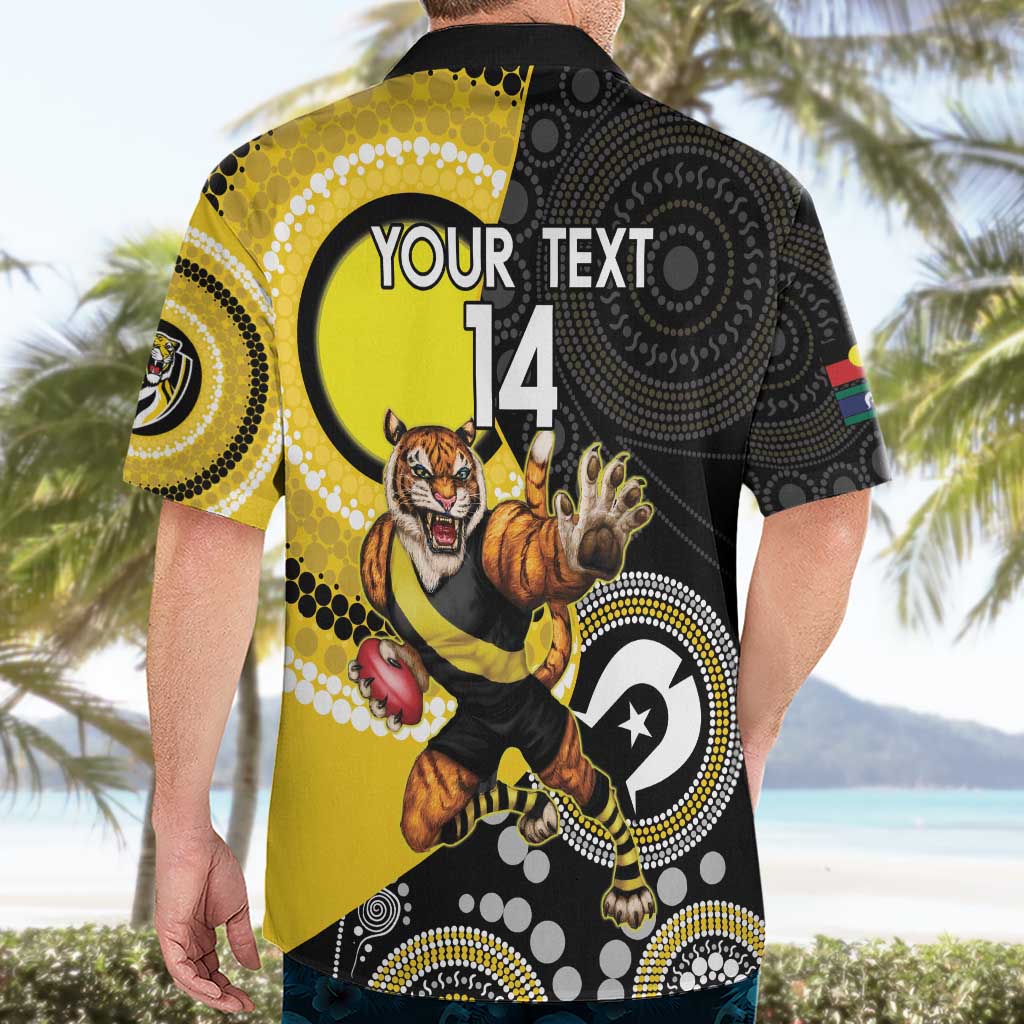 Custom AFL Richmond NAIDOC Week Hawaiian Shirt Keep The Fire Burning Indigenous Art - Vibe Hoodie Shop