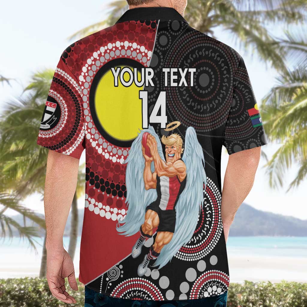 Custom AFL St Kilda NAIDOC Week Hawaiian Shirt Keep The Fire Burning Indigenous Art - Vibe Hoodie Shop