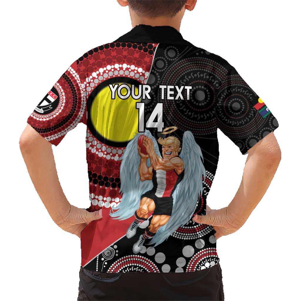 Custom AFL St Kilda NAIDOC Week Hawaiian Shirt Keep The Fire Burning Indigenous Art - Vibe Hoodie Shop