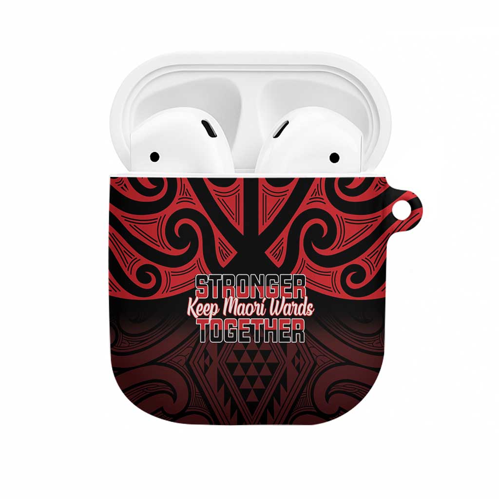 Keep Maori Wards New Zealand AirPods Case Stronger Together Aotearoa Taniko - Vibe Hoodie