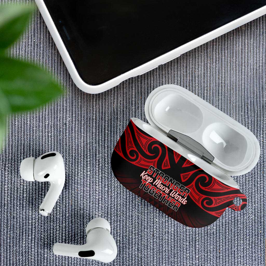 Keep Maori Wards New Zealand AirPods Case Stronger Together Aotearoa Taniko - Vibe Hoodie