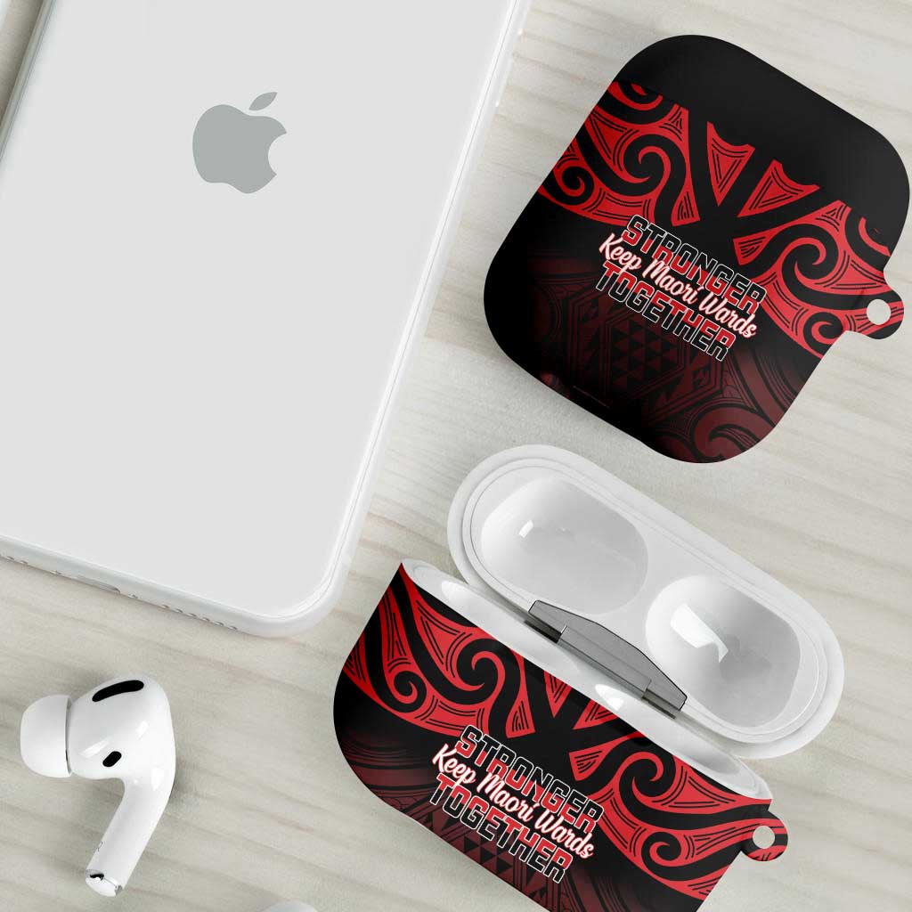 Keep Maori Wards New Zealand AirPods Case Stronger Together Aotearoa Taniko - Vibe Hoodie