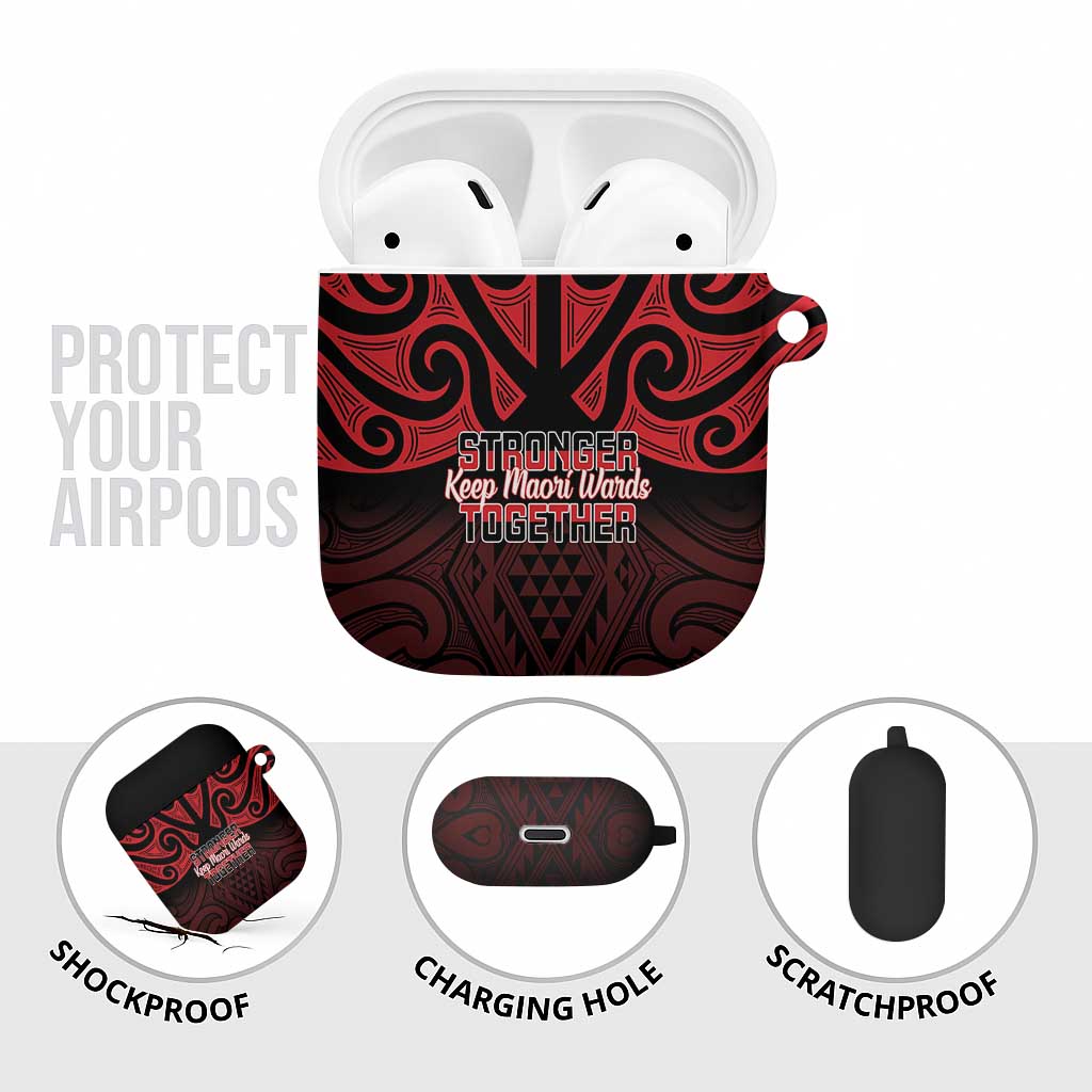 Keep Maori Wards New Zealand AirPods Case Stronger Together Aotearoa Taniko - Vibe Hoodie