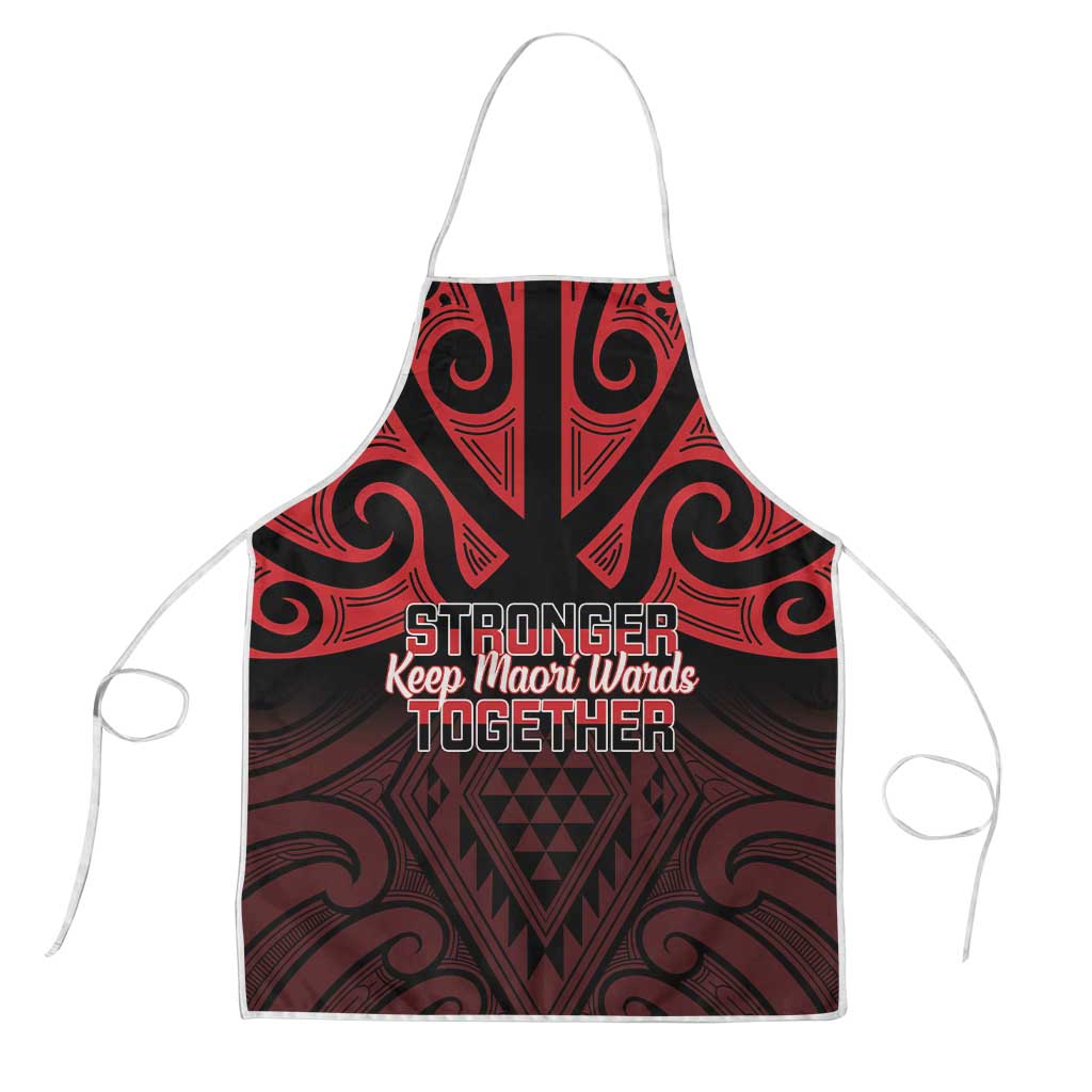 Keep Maori Wards New Zealand Apron Stronger Together Aotearoa Taniko - Vibe Hoodie
