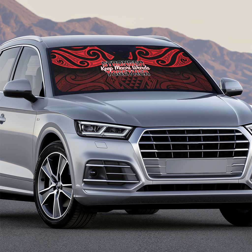 Keep Maori Wards New Zealand Auto Sun Shade Stronger Together Aotearoa Taniko - Vibe Hoodie