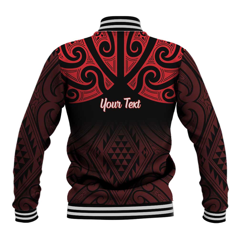 Personalised Keep Maori Wards New Zealand Baseball Jacket Stronger Together Aotearoa Taniko - Vibe Hoodie