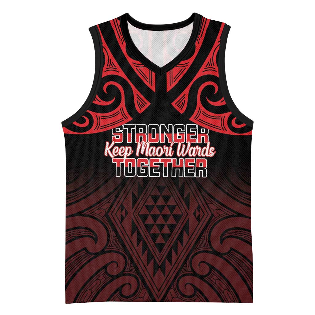 Personalised Keep Maori Wards New Zealand Basketball Jersey Stronger Together Aotearoa Taniko - Vibe Hoodie