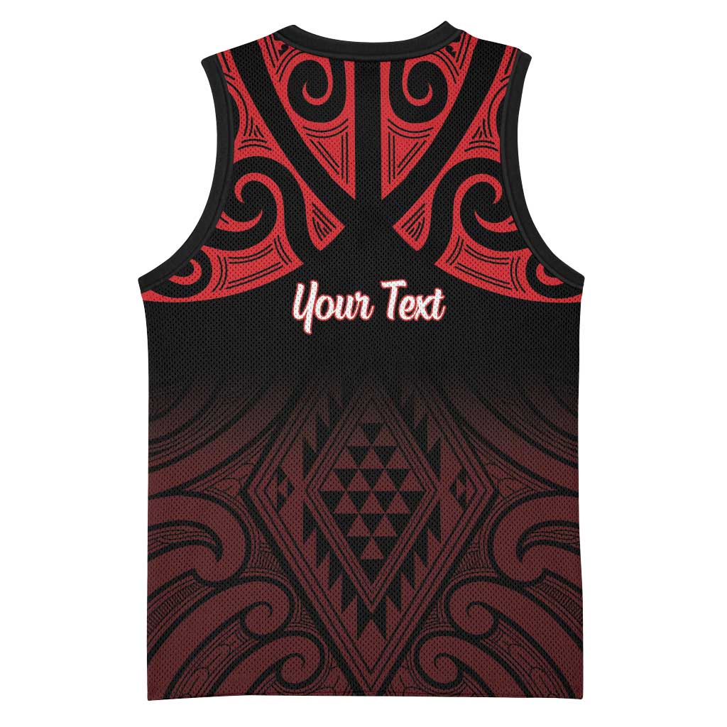 Personalised Keep Maori Wards New Zealand Basketball Jersey Stronger Together Aotearoa Taniko - Vibe Hoodie