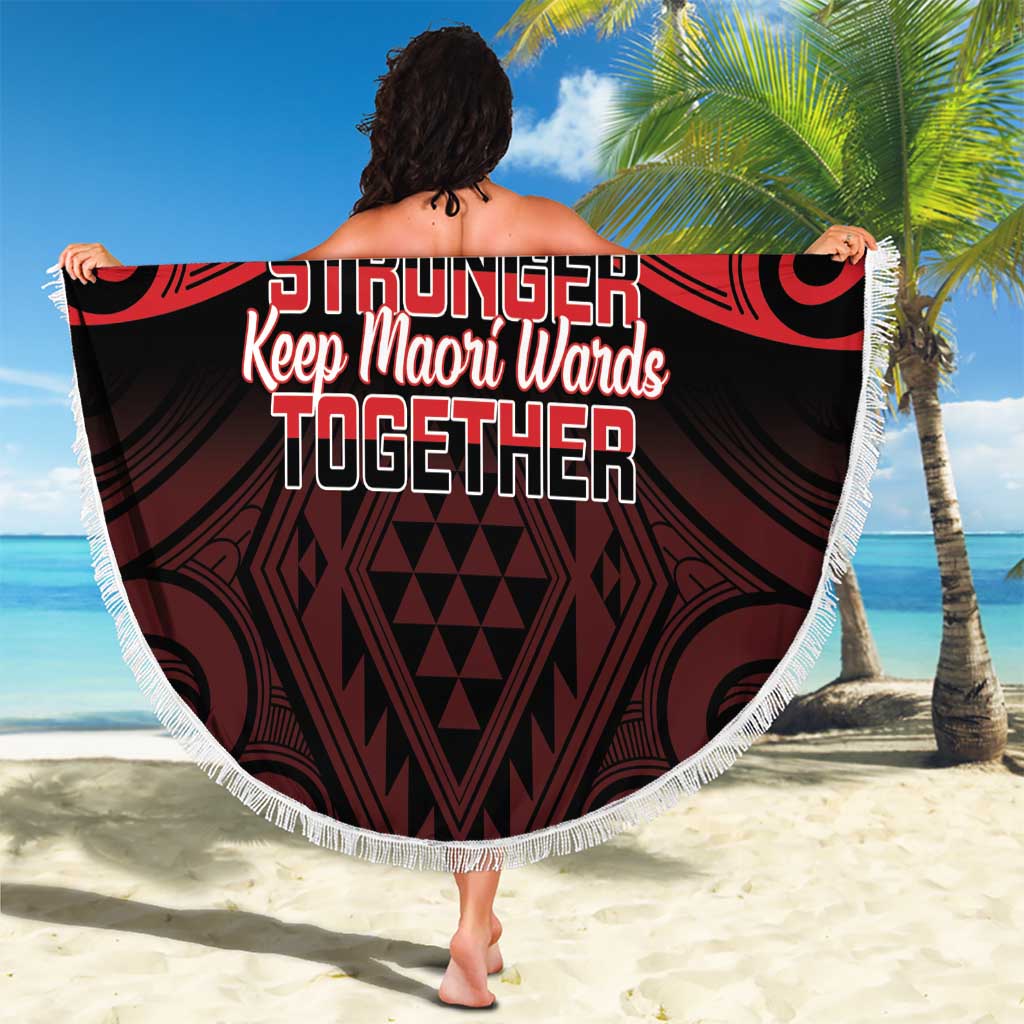 Keep Maori Wards New Zealand Beach Blanket Stronger Together Aotearoa Taniko - Vibe Hoodie