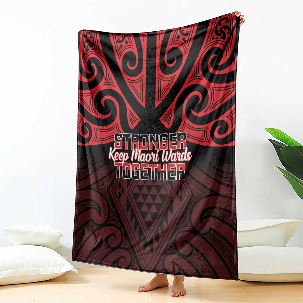 Keep Maori Wards New Zealand Blanket Stronger Together Aotearoa Taniko - Vibe Hoodie