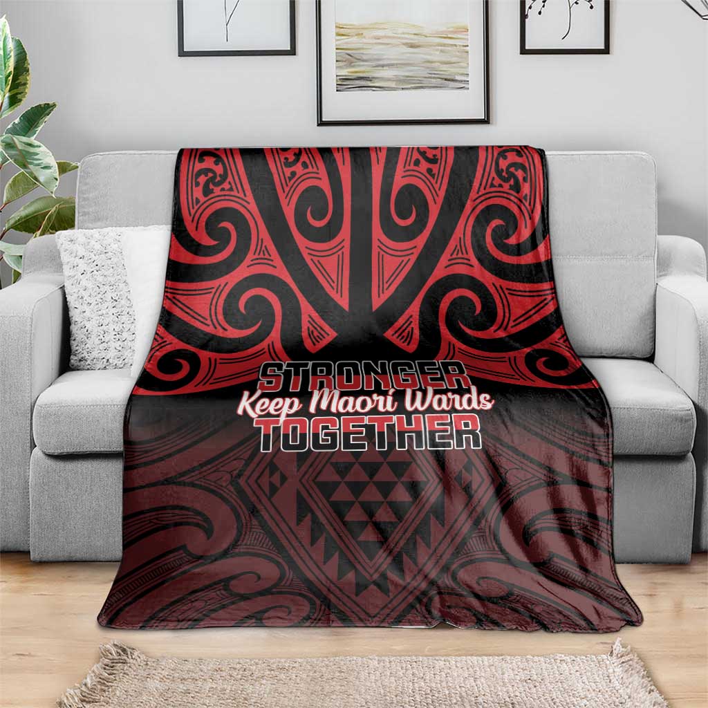 Keep Maori Wards New Zealand Blanket Stronger Together Aotearoa Taniko - Vibe Hoodie