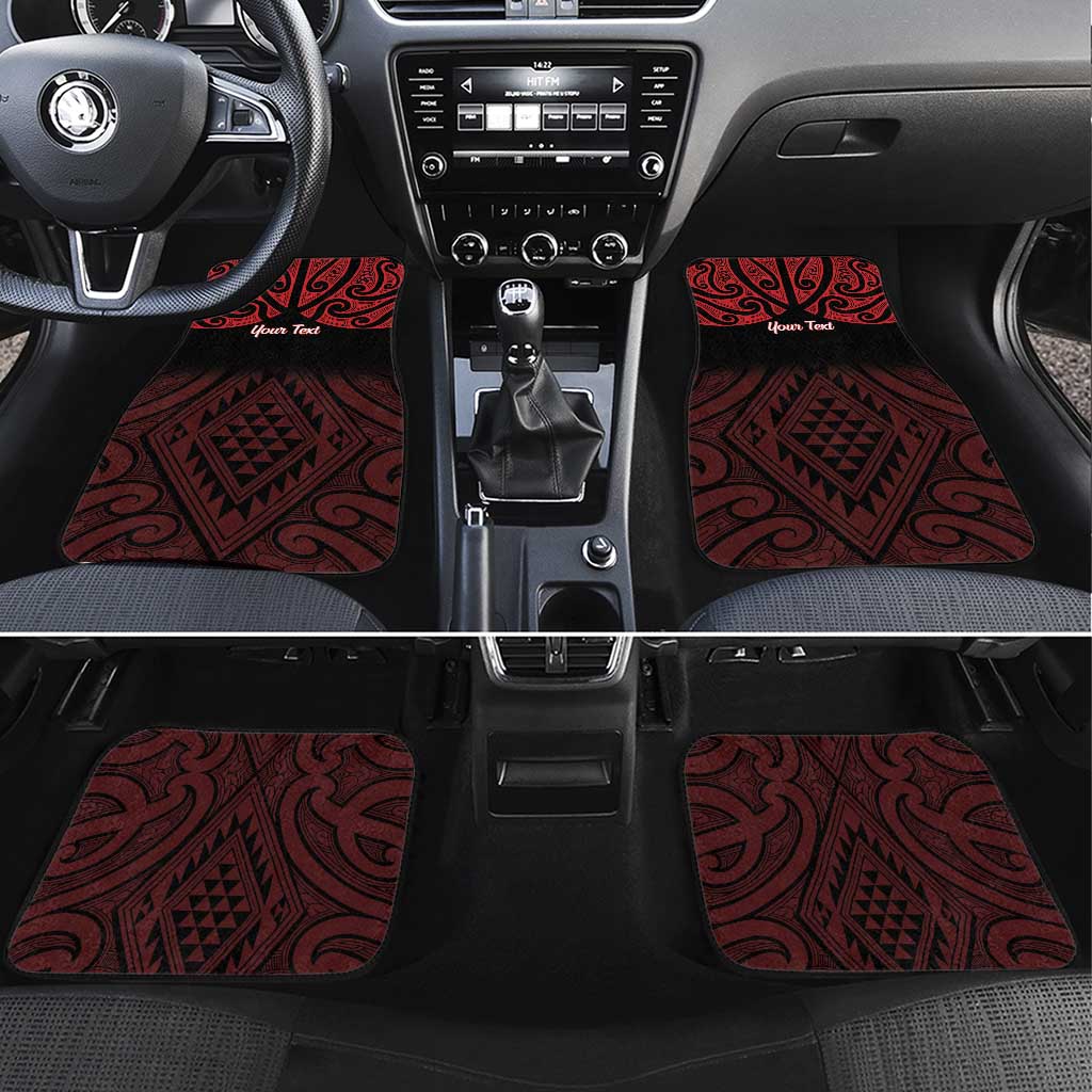 Personalised Keep Maori Wards New Zealand Car Mats Stronger Together Aotearoa Taniko - Vibe Hoodie