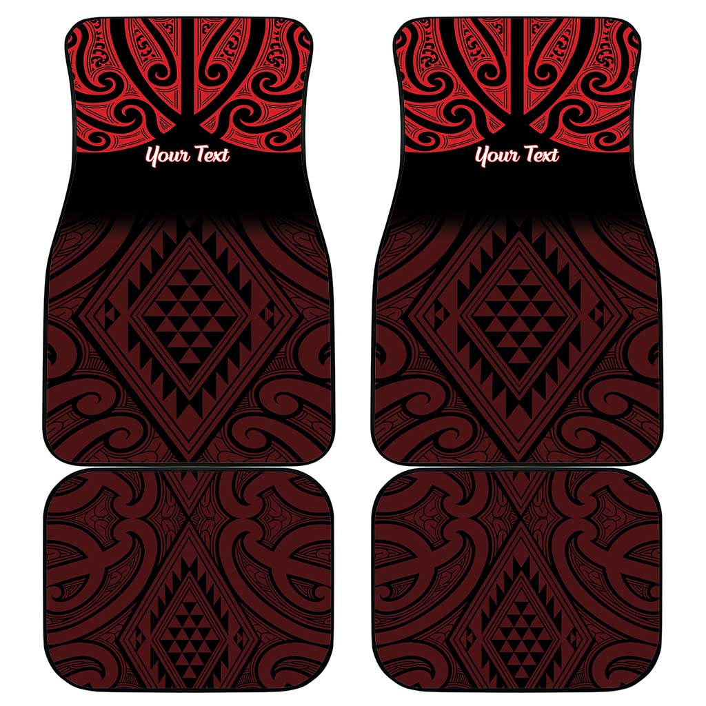 Personalised Keep Maori Wards New Zealand Car Mats Stronger Together Aotearoa Taniko - Vibe Hoodie