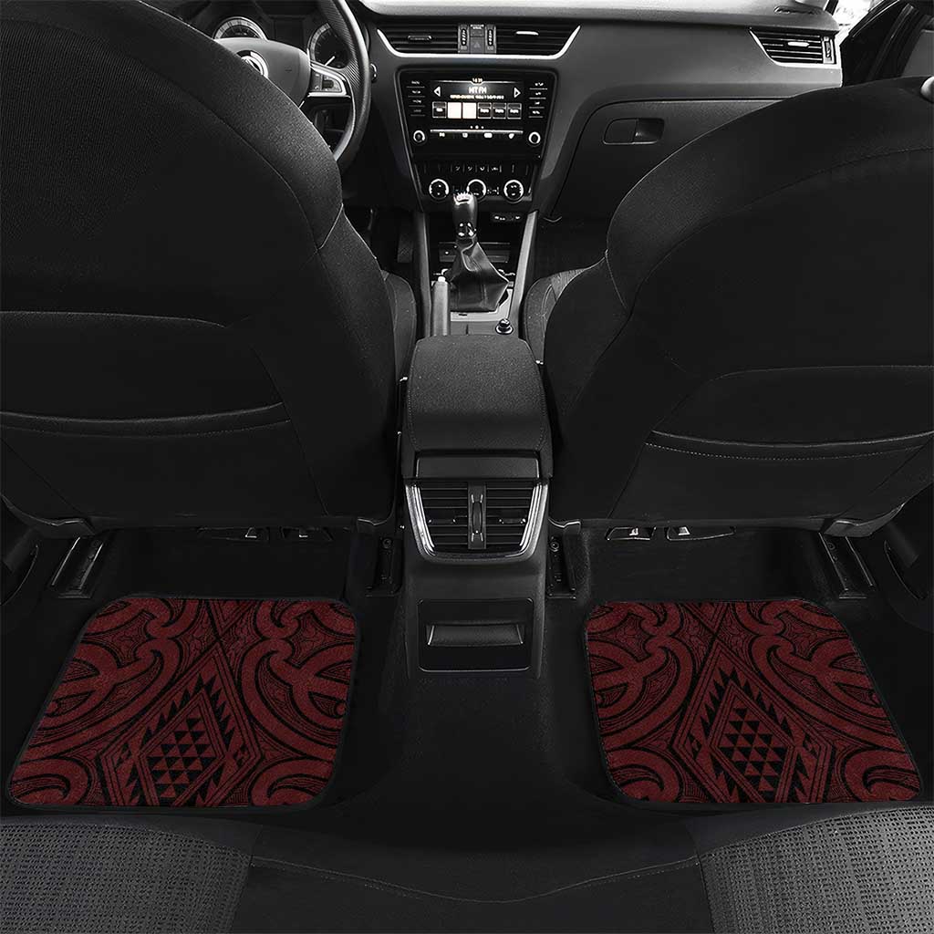 Personalised Keep Maori Wards New Zealand Car Mats Stronger Together Aotearoa Taniko - Vibe Hoodie
