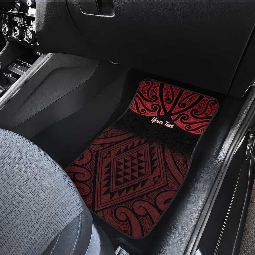 Personalised Keep Maori Wards New Zealand Car Mats Stronger Together Aotearoa Taniko - Vibe Hoodie