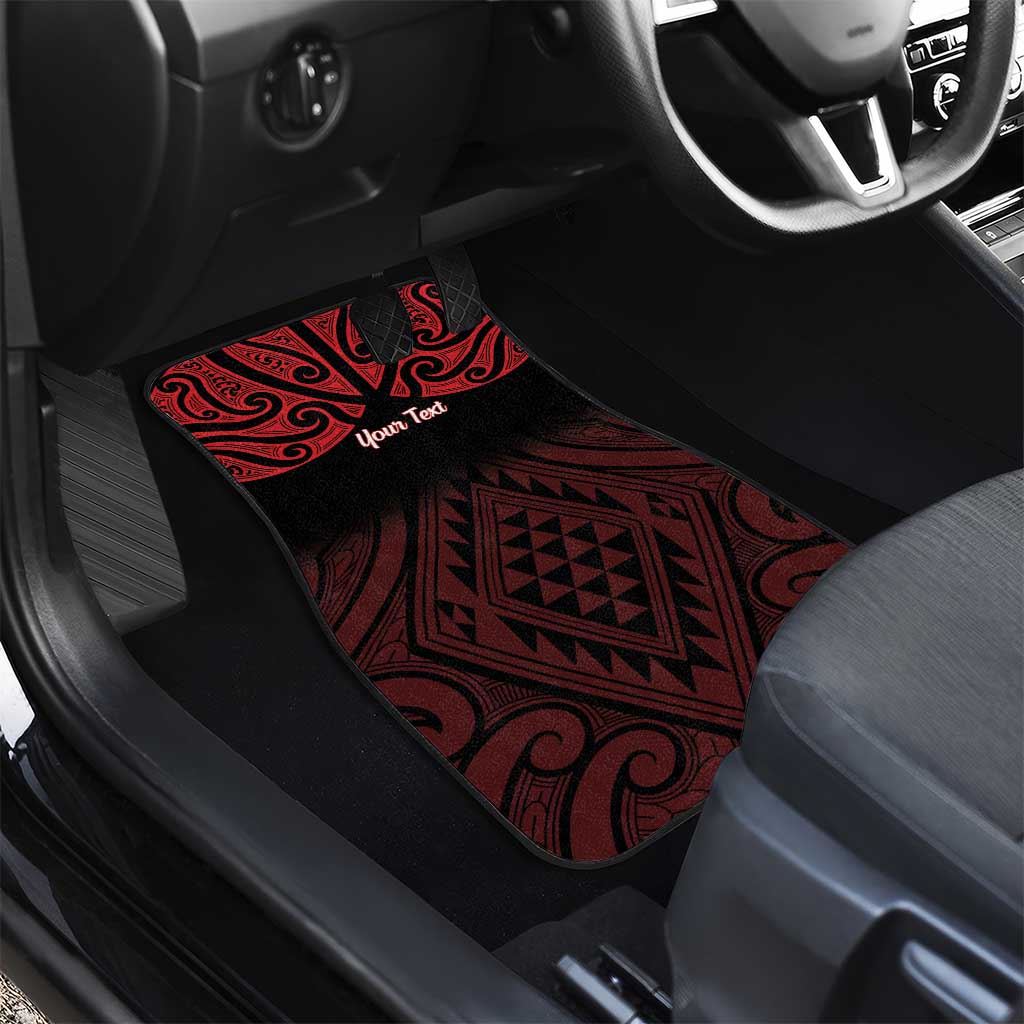 Personalised Keep Maori Wards New Zealand Car Mats Stronger Together Aotearoa Taniko - Vibe Hoodie