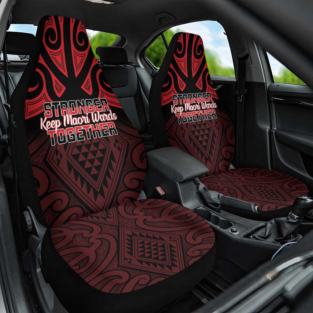 Keep Maori Wards New Zealand Car Seat Cover Stronger Together Aotearoa Taniko - Vibe Hoodie