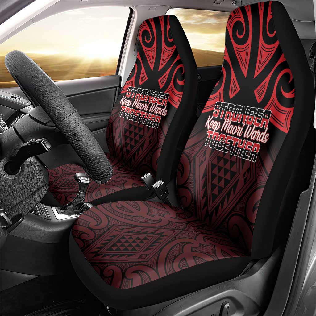 Keep Maori Wards New Zealand Car Seat Cover Stronger Together Aotearoa Taniko - Vibe Hoodie