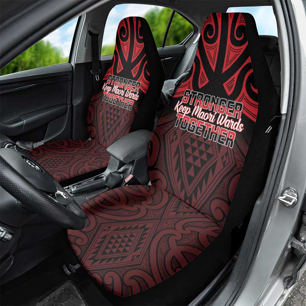 Keep Maori Wards New Zealand Car Seat Cover Stronger Together Aotearoa Taniko - Vibe Hoodie