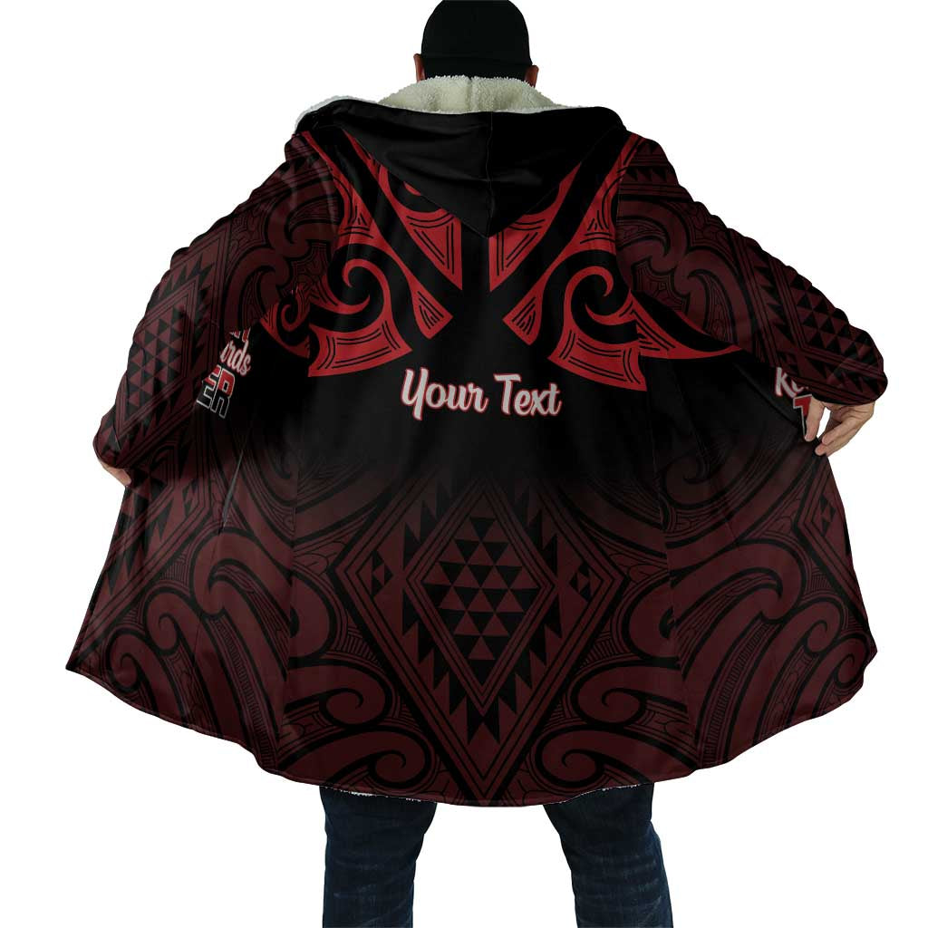 Personalised Keep Maori Wards New Zealand Cloak Stronger Together Aotearoa Taniko - Vibe Hoodie