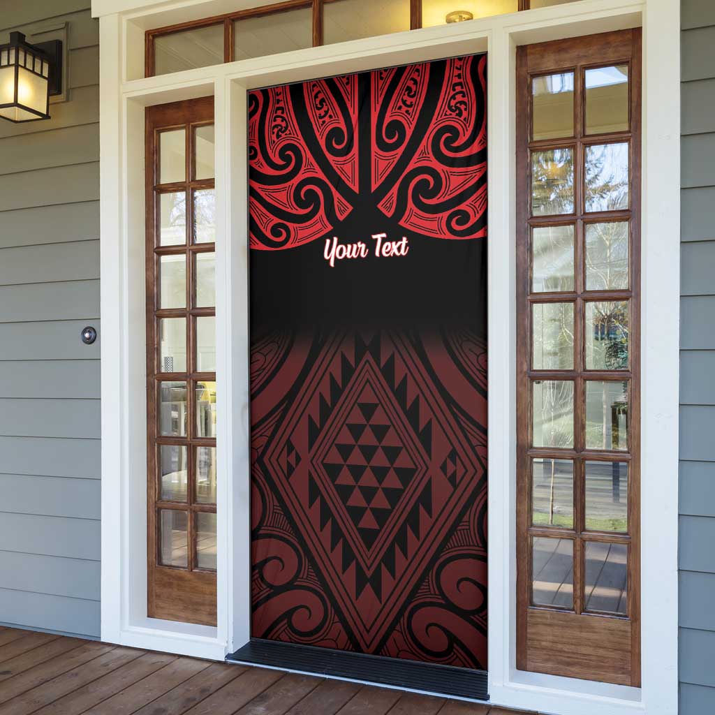 Personalised Keep Maori Wards New Zealand Door Cover Stronger Together Aotearoa Taniko - Vibe Hoodie