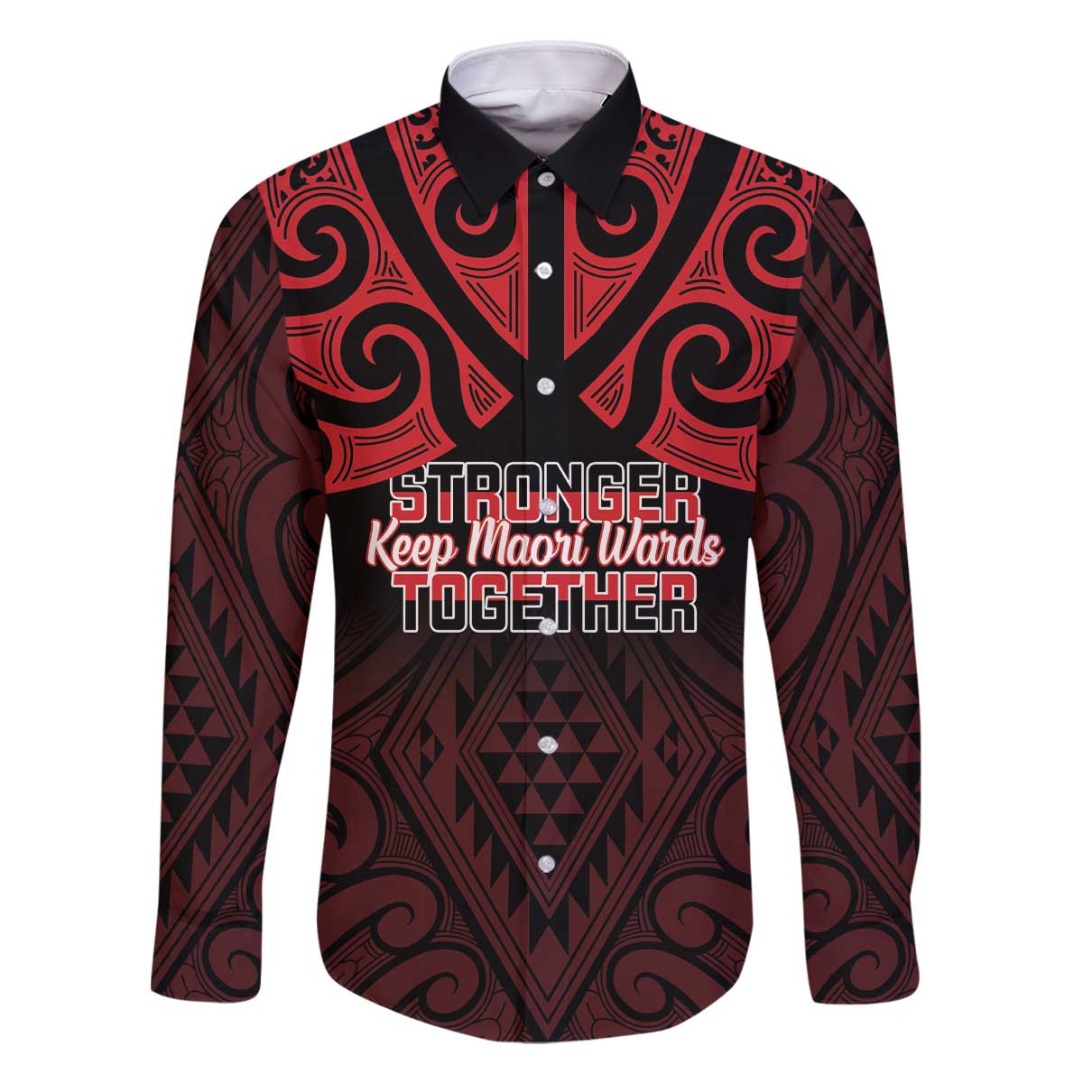 Personalised Keep Maori Wards New Zealand Family Matching Off The Shoulder Long Sleeve Dress and Hawaiian Shirt Stronger Together Aotearoa Taniko - Vibe Hoodie