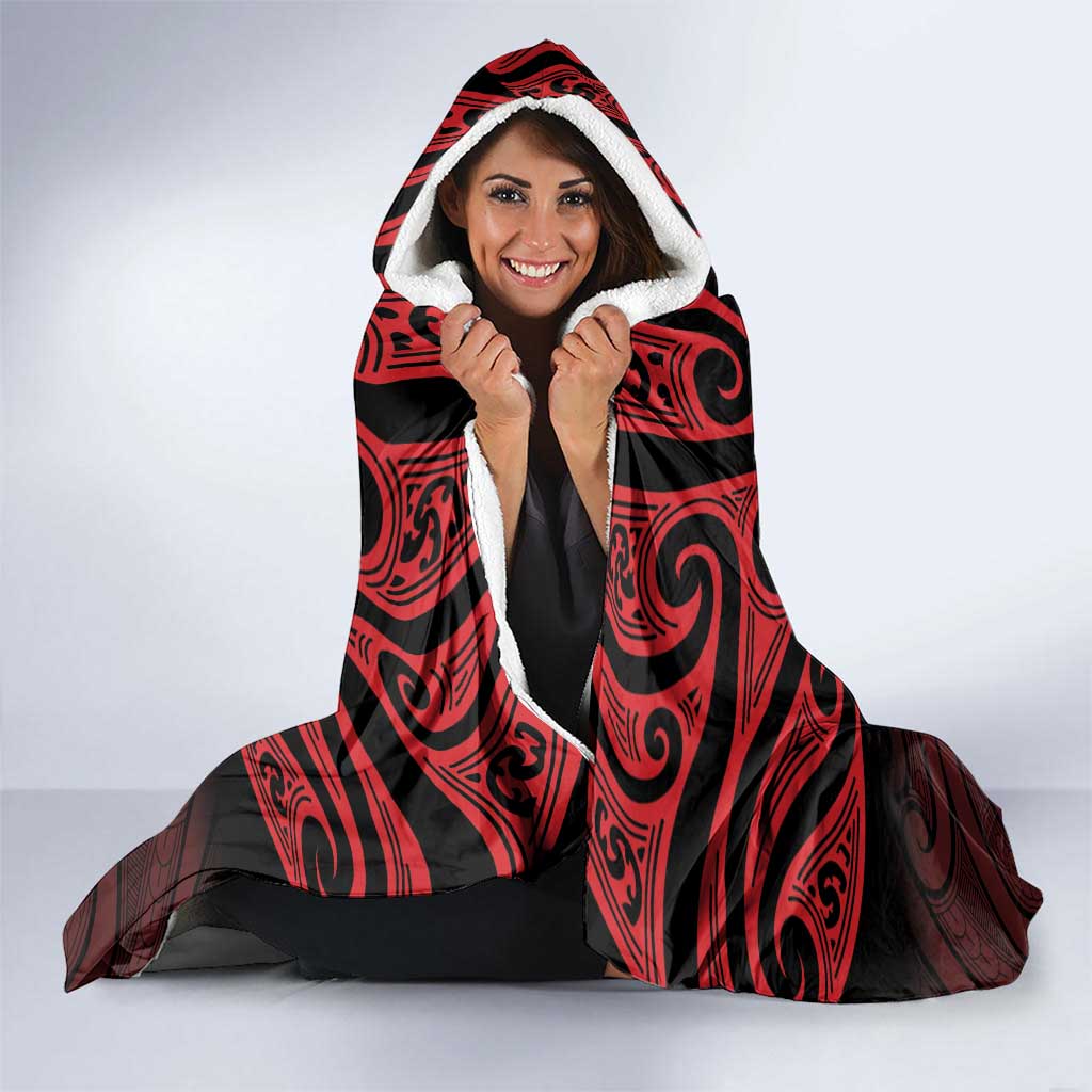 Keep Maori Wards New Zealand Hooded Blanket Stronger Together Aotearoa Taniko - Vibe Hoodie