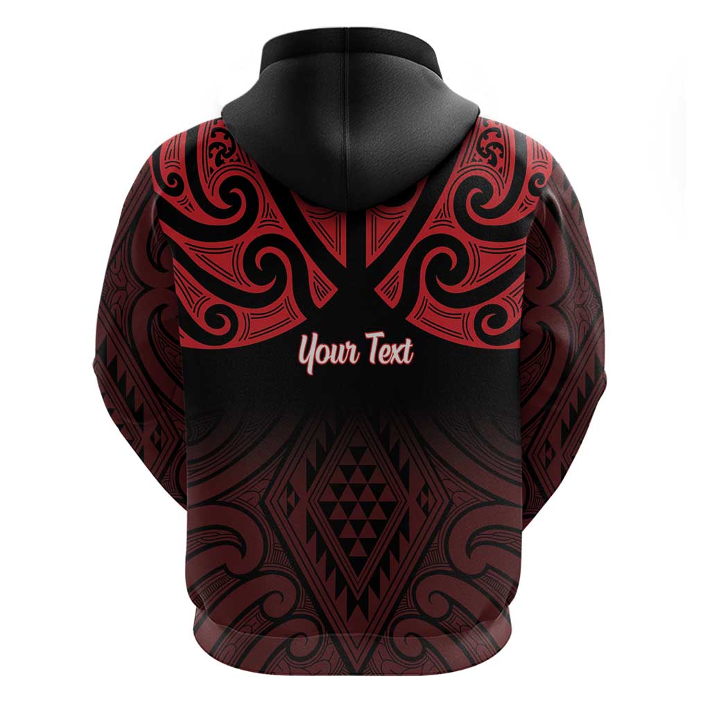 Personalised Keep Maori Wards New Zealand Hoodie Stronger Together Aotearoa Taniko - Vibe Hoodie