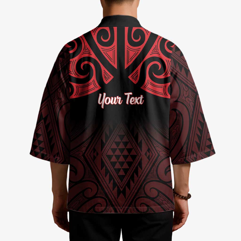 Personalised Keep Maori Wards New Zealand Kimono Stronger Together Aotearoa Taniko - Vibe Hoodie