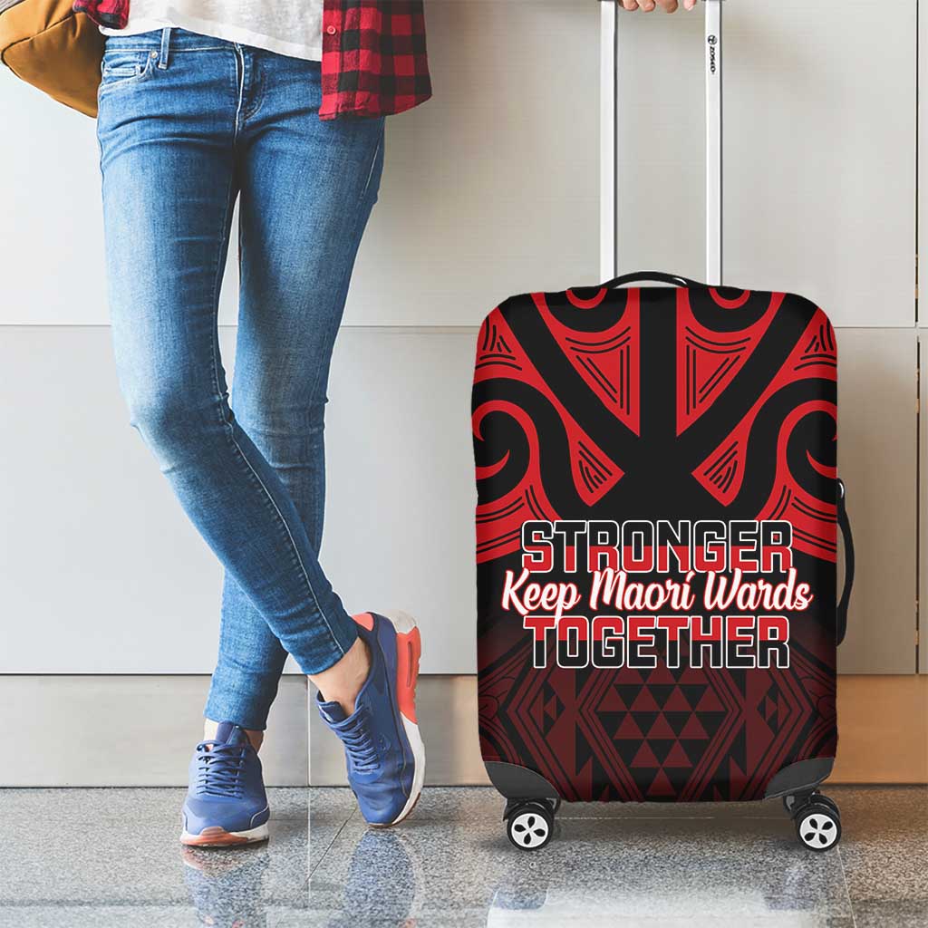 Keep Maori Wards New Zealand Luggage Cover Stronger Together Aotearoa Taniko - Vibe Hoodie