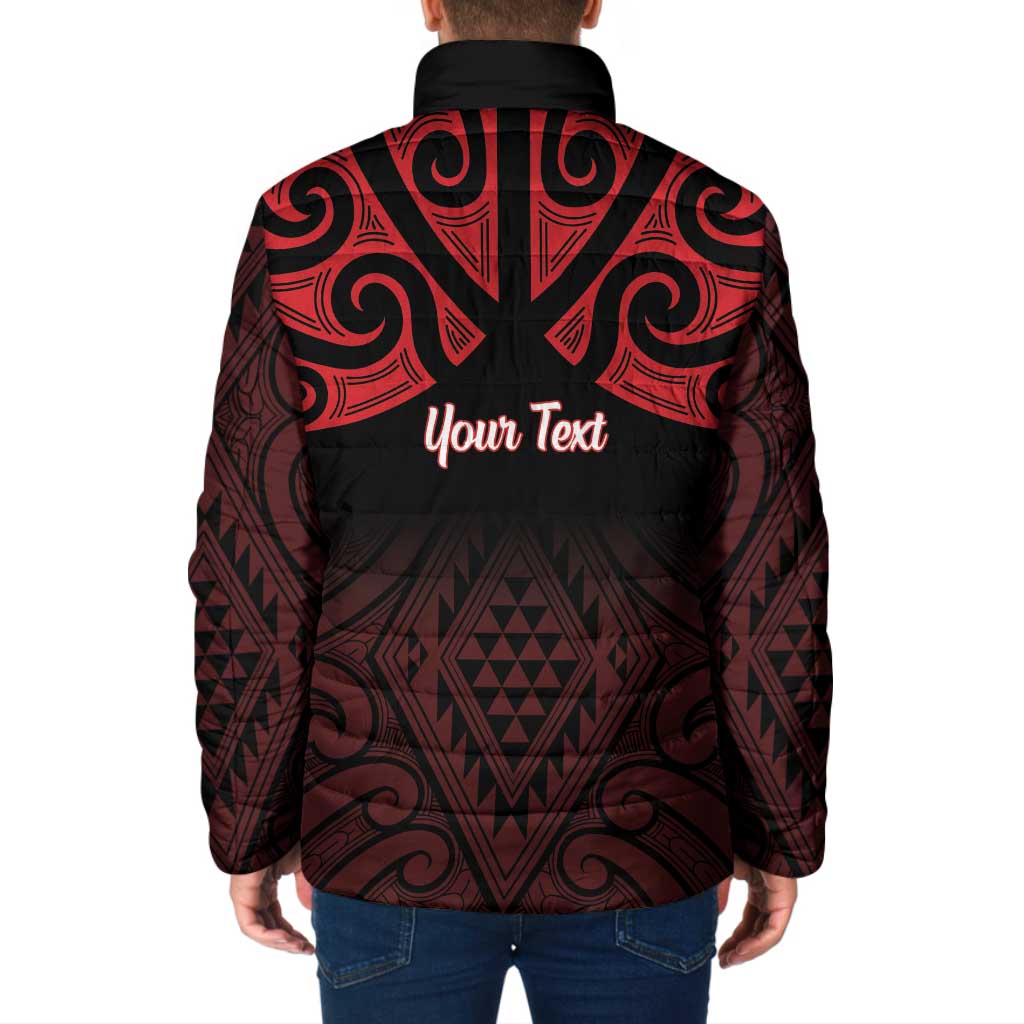 Personalised Keep Maori Wards New Zealand Padded Jacket Stronger Together Aotearoa Taniko - Vibe Hoodie