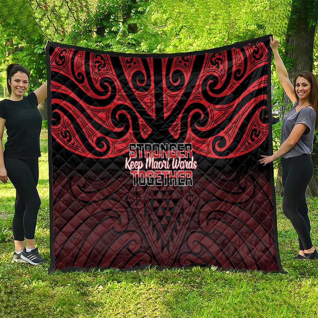 Keep Maori Wards New Zealand Quilt Stronger Together Aotearoa Taniko - Vibe Hoodie