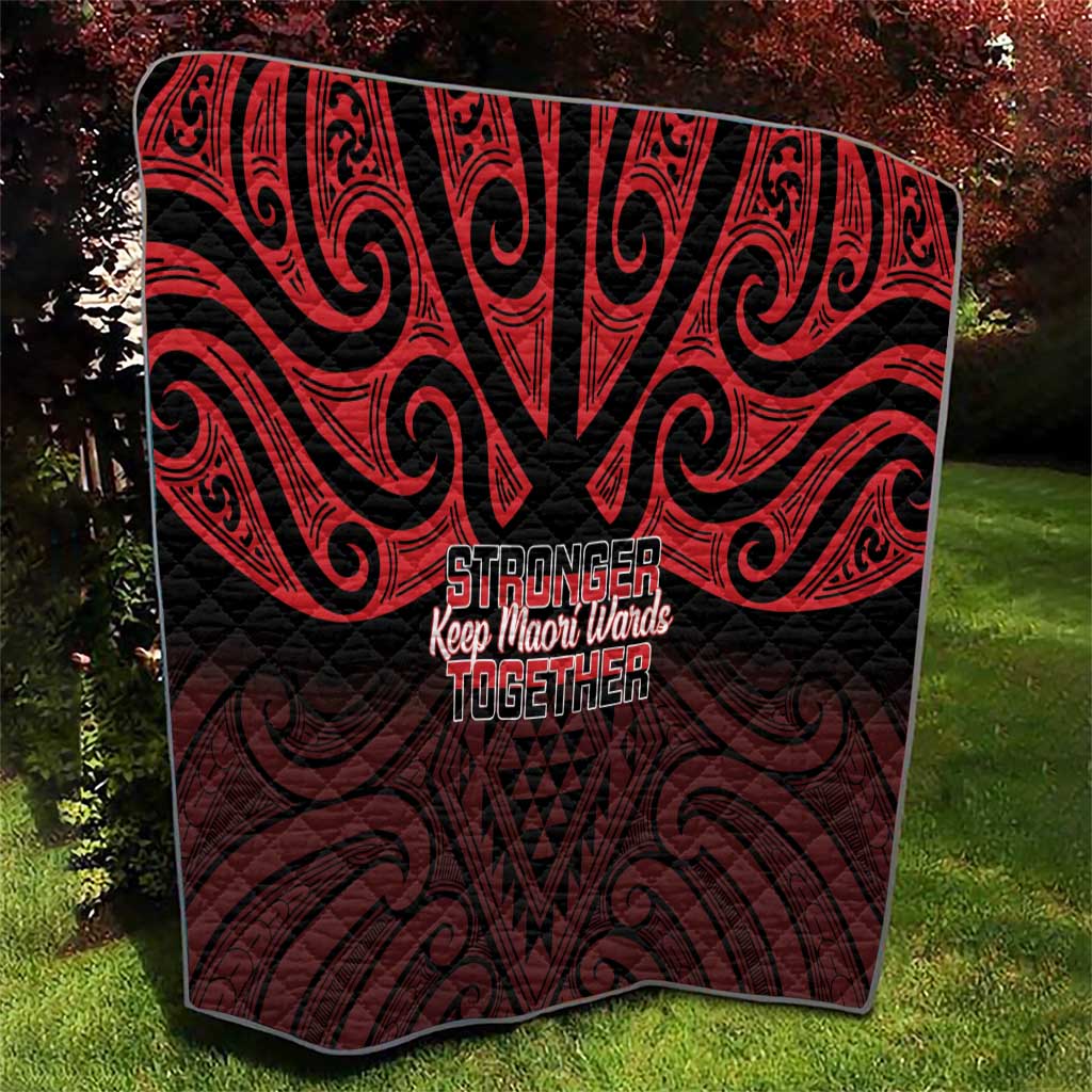 Keep Maori Wards New Zealand Quilt Stronger Together Aotearoa Taniko - Vibe Hoodie