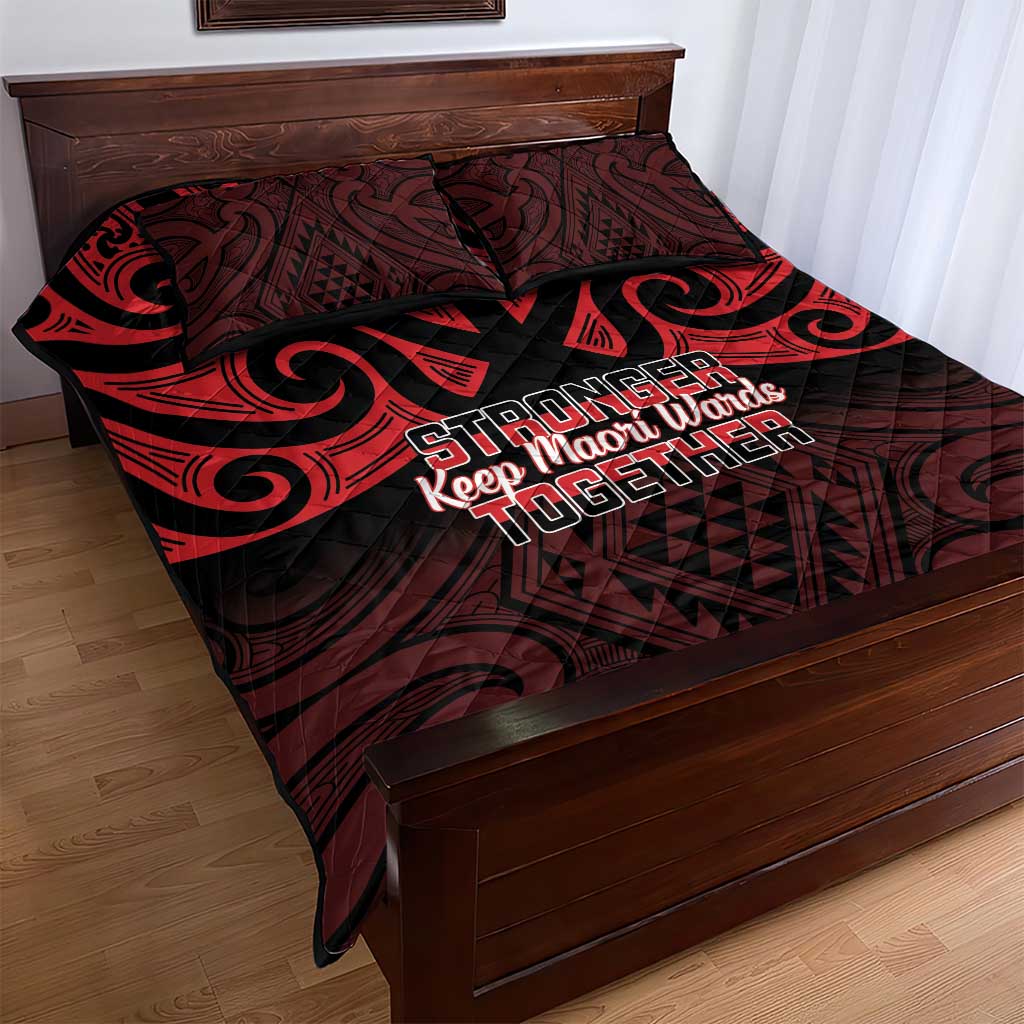 Keep Maori Wards New Zealand Quilt Bed Set Stronger Together Aotearoa Taniko - Vibe Hoodie