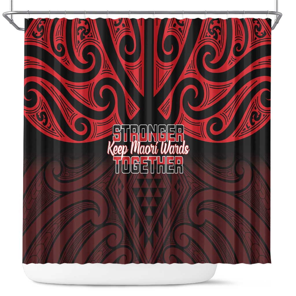 Keep Maori Wards New Zealand Shower Curtain Stronger Together Aotearoa Taniko - Vibe Hoodie