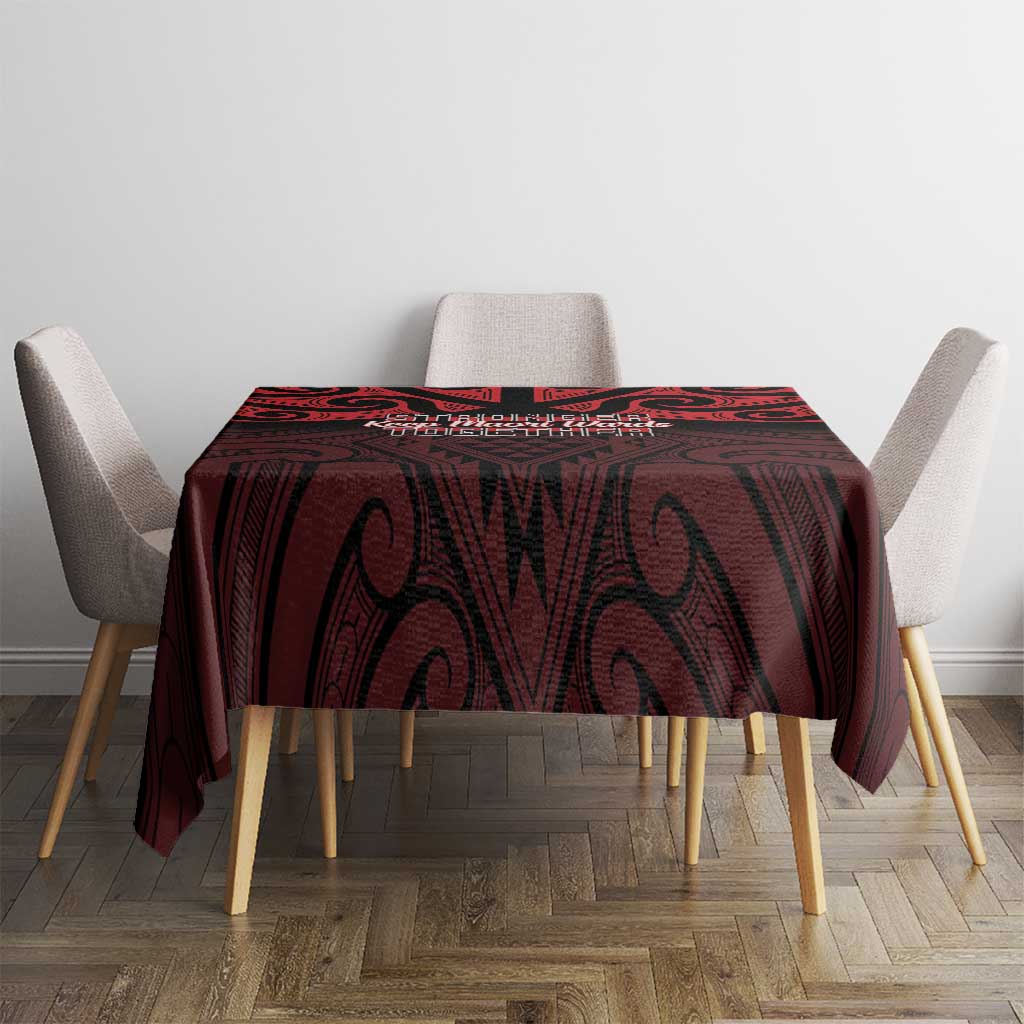 Keep Maori Wards New Zealand Tablecloth Stronger Together Aotearoa Taniko - Vibe Hoodie