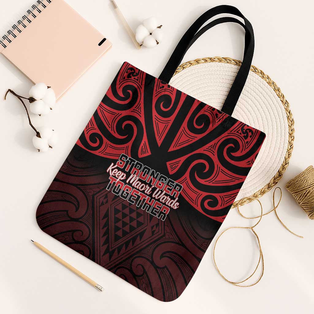 Keep Maori Wards New Zealand Tote Bag Stronger Together Aotearoa Taniko - Vibe Hoodie